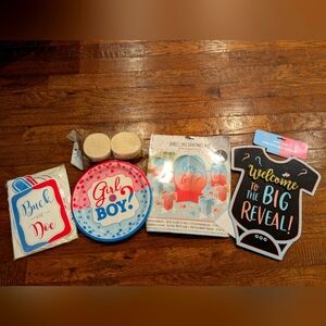 Gender Reveal Party Supplies  and Decorations Lot- Girl Or Boy? Blue and Pink